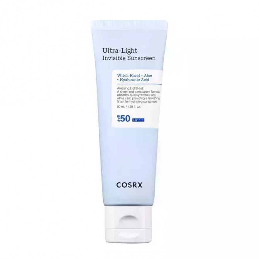 COSRX > Ultra-Light Invisible Sunscreen λεπτόρρευστο ενυδατικό αντιηλιακό SPF50 PA++++ 50ml