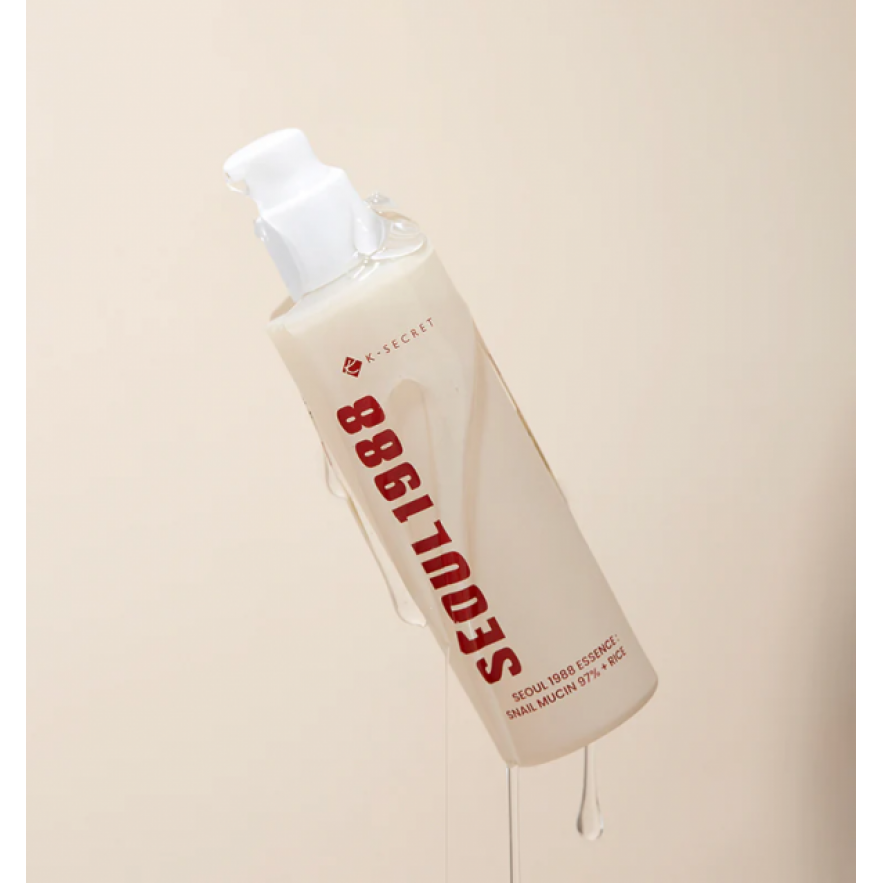 K-SECRET - Seoul 1988 Essence Snail Mucin 97% + Rice 100ml