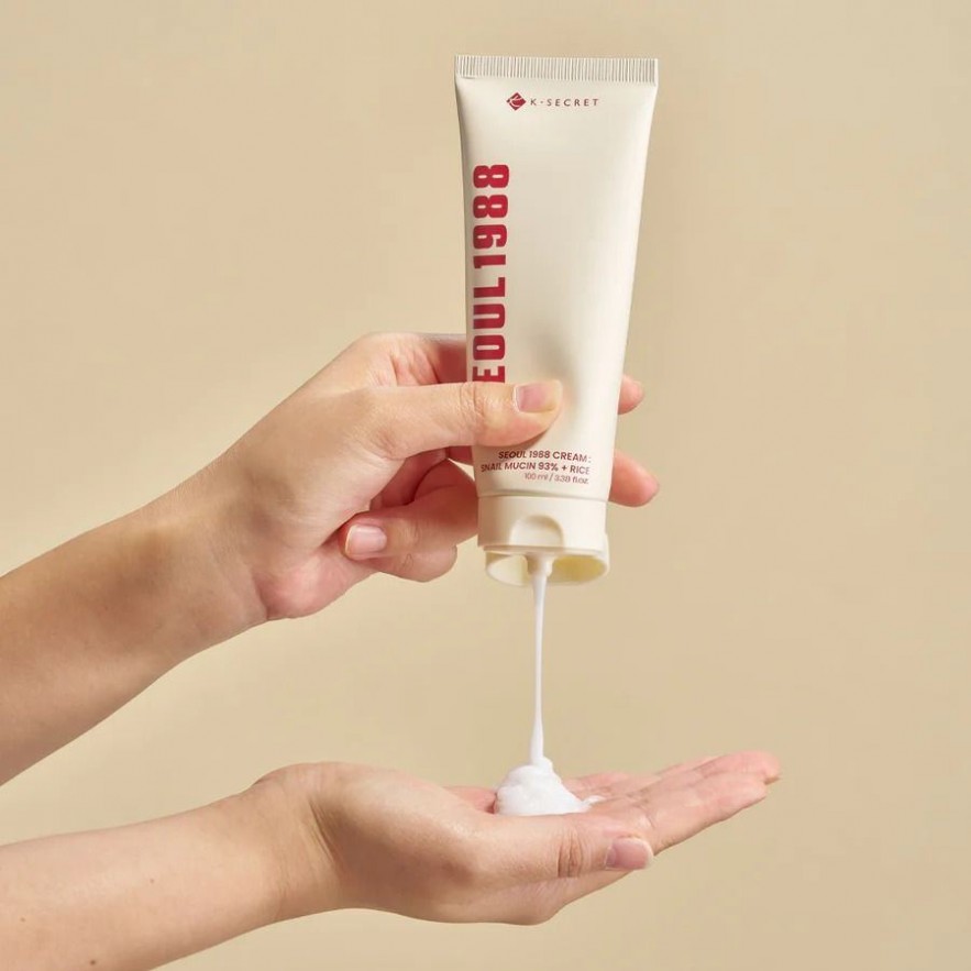 K-SECRET - Seoul 1988 Cream Snail Mucin 93% + Rice 100ml