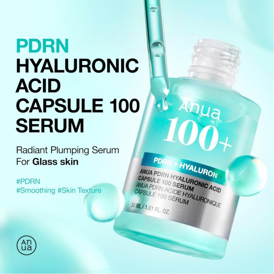 ANUA > Anua PDRN Hyaluronic Acid Capsule 100 Serum 30ml ενυδατικός ορός αντιγήρανσης