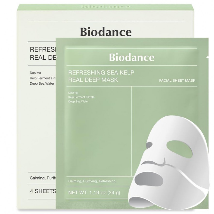 BIODANCE > Refreshing Sea Kelp Real Deep Mask - Καταπραϋντική μάσκα για βαθύ καθαρισμό