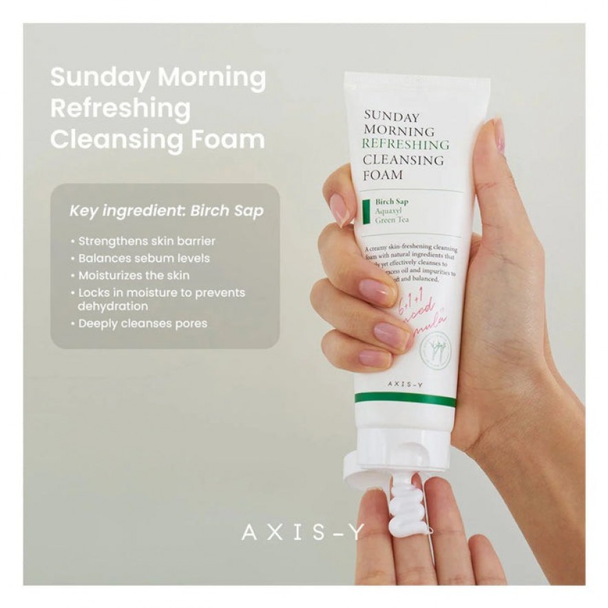 AXIS-Y > Sunday Morning Refreshing Cleansing Foam 120ml