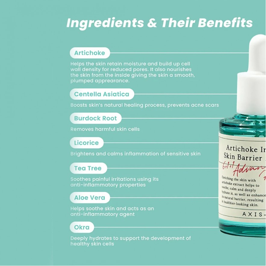 AXIS-Y > Artichoke Intensive Skin Barrier Ampoule Moisturizing Serum 30ml