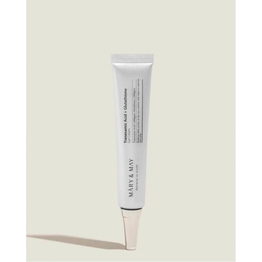 MARY & MAY > TRANEXAMIC ACID + GLUTATHIONE ΚΡΕΜΑ ΜΑΤΙΩΝ 30GR