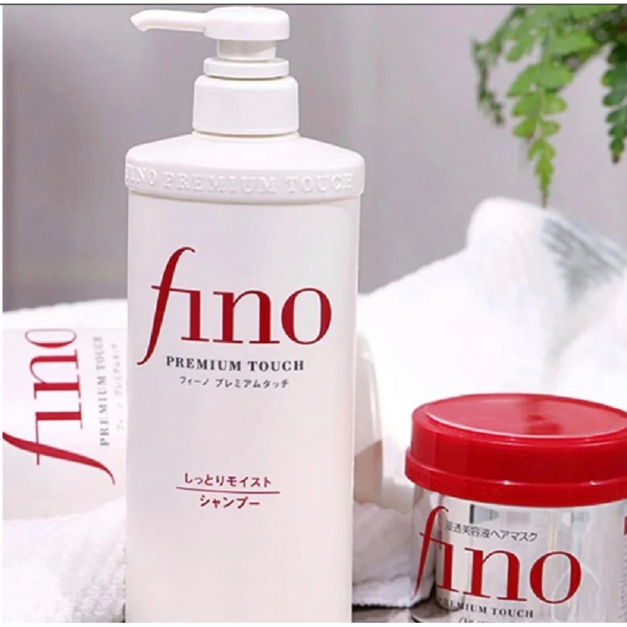 SHISEIDO > Fino Premium Touch Shampoo 550ml – Σαμπουάν Αναδόμησης & Ενυδάτωσης για Ταλαιπωρημένα Μαλλιά