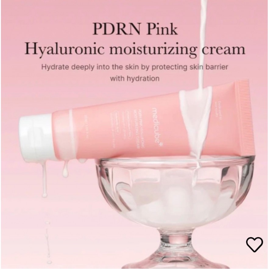 MEDICUBE > PDRN Pink Hyaluronic Moisturizing Cream- Αντιγηραντική κρέμα με DNA σολωμού
