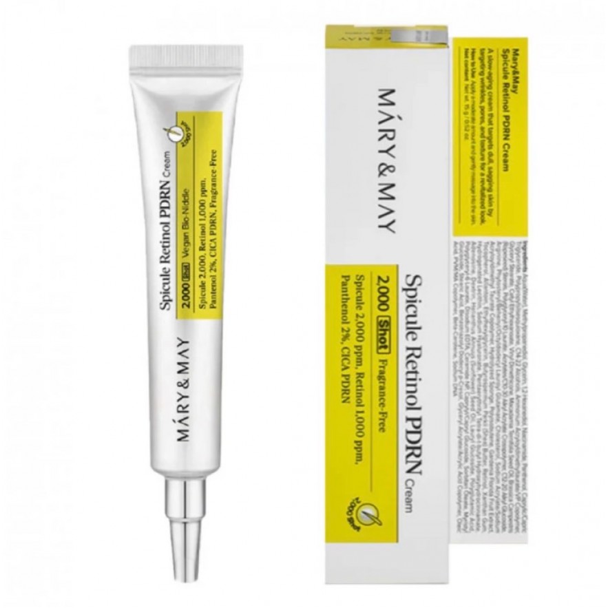MARY & MAY > SPICULE RETINOL PDRN CREAM – ΚΡΕΜΑ ΑΝΑΓΕΝΝΗΣΗΣ ΓΙΑ ΠΟΡΟΥΣ, ΡΥΤΙΔΕΣ & ΟΜΟΙΟΜΟΡΦΗ ΟΨΗ 15G