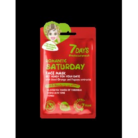 7DAYS Romantic Saturday Sheet Mask 28g