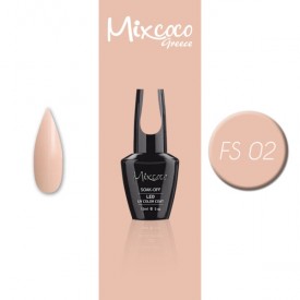 FS-002 ΗΜΙΜΟΝΙΜΟ ΒΕΡΝΙΚΙ MIXCOCO 15ML (ΡΟΖ ΜΠΕΖ)