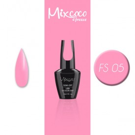 FS-005 ΗΜΙΜΟΝΙΜΟ ΒΕΡΝΙΚΙ MIXCOCO 15ML (ΡΟΖ ΕΝΤΟΝΟ)