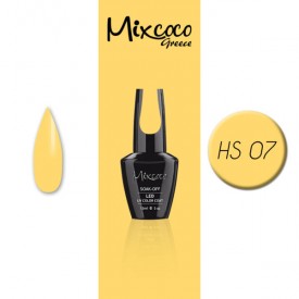 HS-007 ΗΜΙΜΟΝΙΜΟ ΒΕΡΝΙΚΙ MIXCOCO 15ML (ΛΕΜΟΝΙ ΕΝΤΟΝΟ)