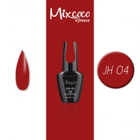 JH-04 ΗΜΙΜΟΝΙΜΟ ΒΕΡΝΙΚΙ MIXCOCO 15ML (ΚΟΚΚΙΝΟ)