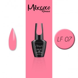 LF-007 ΗΜΙΜΟΝΙΜΟ ΒΕΡΝΙΚΙ MIXCOCO 15ML (ΡΟΖ-ΣΟΜΟΝ ΕΝΤΟΝΟ)