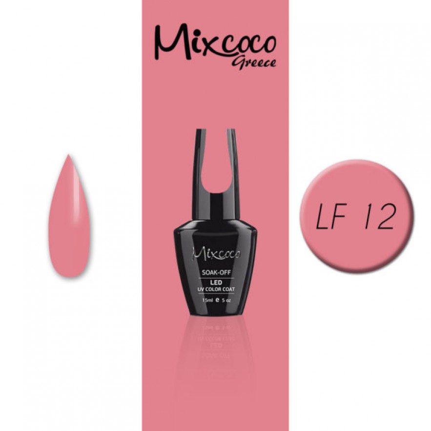 LF-012 ΗΜΙΜΟΝΙΜΟ ΒΕΡΝΙΚΙ MIXCOCO 15ML (ΡΟΖ-ΣΑΠΙΟ-ΜΗΛΟ-ΣΚΟΥΡΟ)