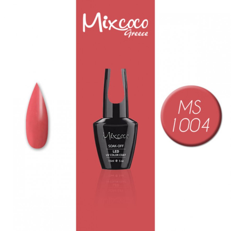 MS-1004 ΗΜΙΜΟΝΙΜΟ ΒΕΡΝΙΚΙ MIXCOCO 15ML (ΚΕΡΑΜΙΔΙ ΑΝΟΙΧΤΟ)