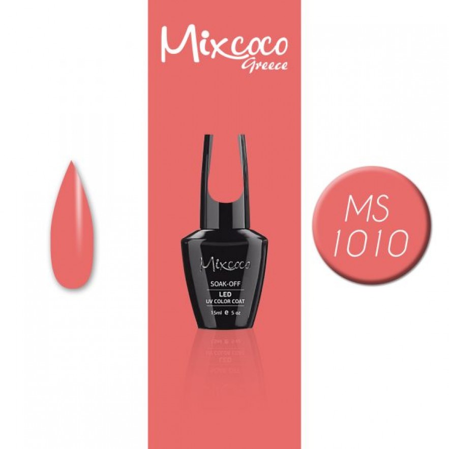 MS-1010 ΗΜΙΜΟΝΙΜΟ ΒΕΡΝΙΚΙ MIXCOCO 15ML (ΑΠΑΛΟ ΣΟΜΟΝ-ΚΕΡΑΜΙΔΙ)