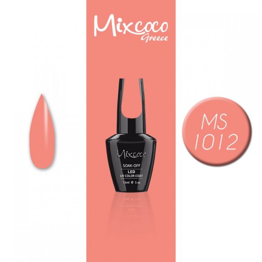 MS-1012 ΗΜΙΜΟΝΙΜΟ ΒΕΡΝΙΚΙ MIXCOCO 15ML (ΡΟΖ ΡΟΔΑΚΙΝΙ)