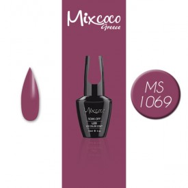 MS-1069 ΗΜΙΜΟΝΙΜΟ ΒΕΡΝΙΚΙ MIXCOCO 15ML (ΜΩΒ-ΚΑΦΕ)