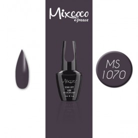 MS-1070 ΗΜΙΜΟΝΙΜΟ ΒΕΡΝΙΚΙ MIXCOCO 15ML (ΓΚΡΙ-ΚΑΦΕ ΣΚΟΥΡΟ)