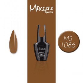 MS-1086 ΗΜΙΜΟΝΙΜΟ ΒΕΡΝΙΚΙ MIXCOCO 15ML (ΚΑΦΕ)