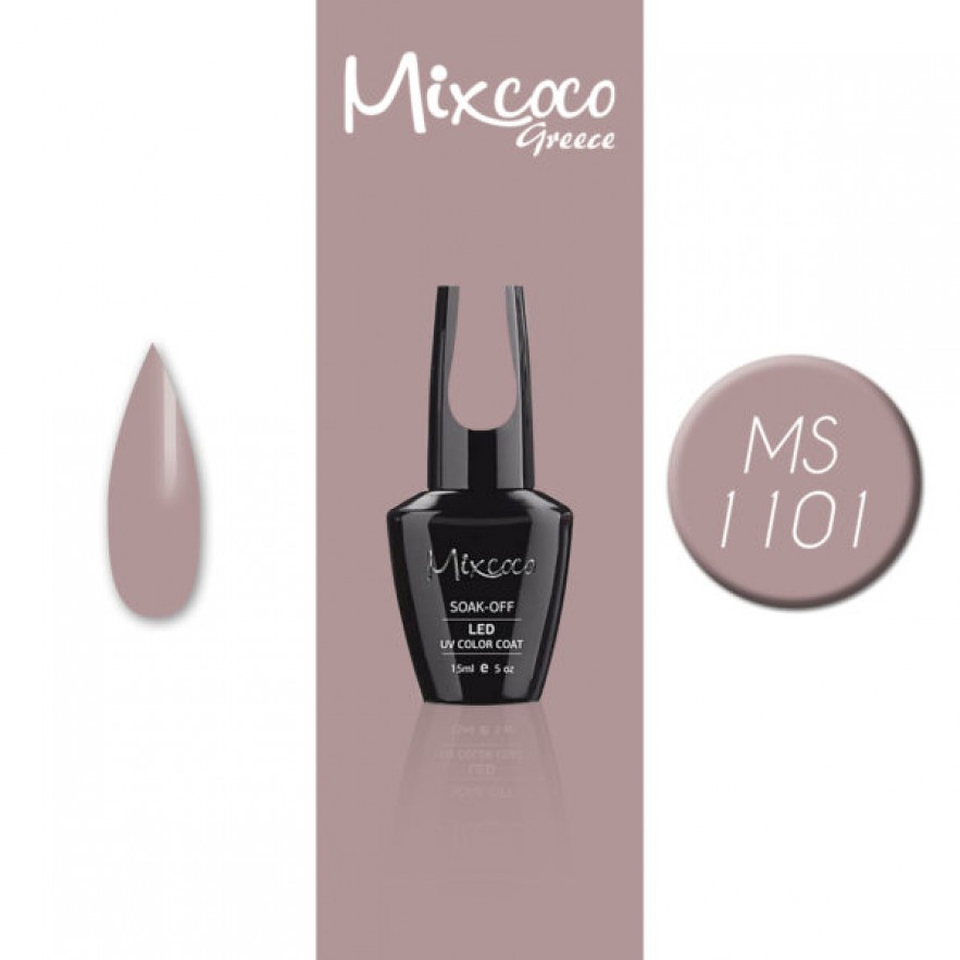 MS-1101 ΗΜΙΜΟΝΙΜΟ ΒΕΡΝΙΚΙ MIXCOCO 15ML (LATTE)