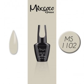 MS-1102 ΗΜΙΜΟΝΙΜΟ ΒΕΡΝΙΚΙ MIXCOCO 15ML (NUDE ΖΑΧΑΡΙ)