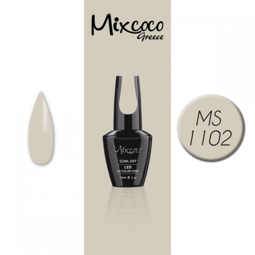 MS-1102 ΗΜΙΜΟΝΙΜΟ ΒΕΡΝΙΚΙ MIXCOCO 15ML (NUDE ΖΑΧΑΡΙ)