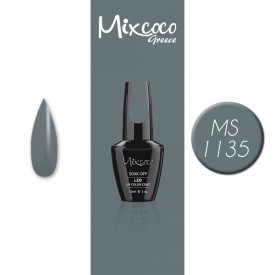 MS-1135 ΗΜΙΜΟΝΙΜΟ ΒΕΡΝΙΚΙ MIXCOCO 15ML (ΓΚΡΙ)