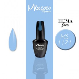 MS-1171 ΗΜΙΜΟΝΙΜΟ ΒΕΡΝΙΚΙ MIXCOCO 15ML (BABY BLUE)