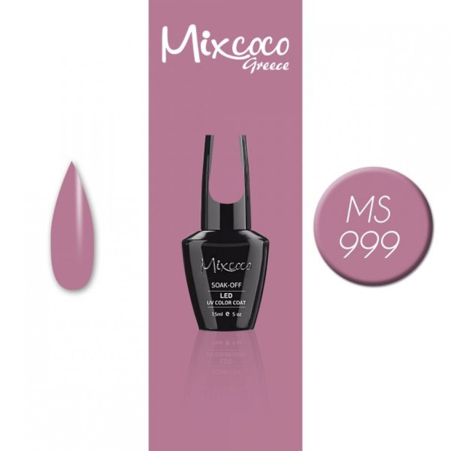 MS-999 ΗΜΙΜΟΝΙΜΟ ΒΕΡΝΙΚΙ MIXCOCO 15ML (ΣΚΟΥΡΟ ΣΑΠΙΟ-ΜΗΛΟ)