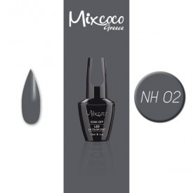 NH-002 ΗΜΙΜΟΝΙΜΟ ΒΕΡΝΙΚΙ MIXCOCO 15ML GREY FLAVOR (ΓΚΡΙ ΑΝΘΡΑΚΙ)