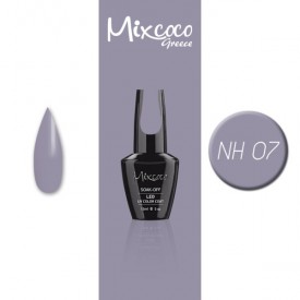 NH-007 ΗΜΙΜΟΝΙΜΟ ΒΕΡΝΙΚΙ MIXCOCO 15ML GREY FLAVOR (ΓΚΡΙ-ΜΩΒ ΑΝΟΙΧΤΟ)