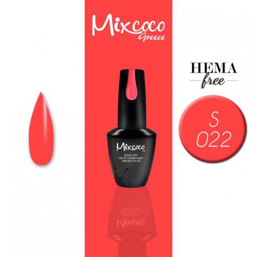 S-022 ΗΜΙΜΟΝΙΜΟ ΒΕΡΝΙΚΙ MIXCOCO 15ML