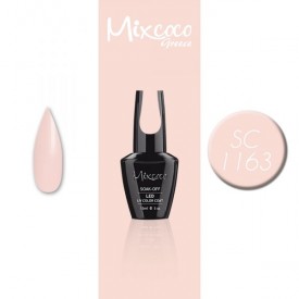 SC-1163 ΗΜΙΜΟΝΙΜΟ ΒΕΡΝΙΚΙ MIXCOCO 15ML (ΠΑΣΤΕΛ ΡΟΖ-ΣΟΜΟΝ)