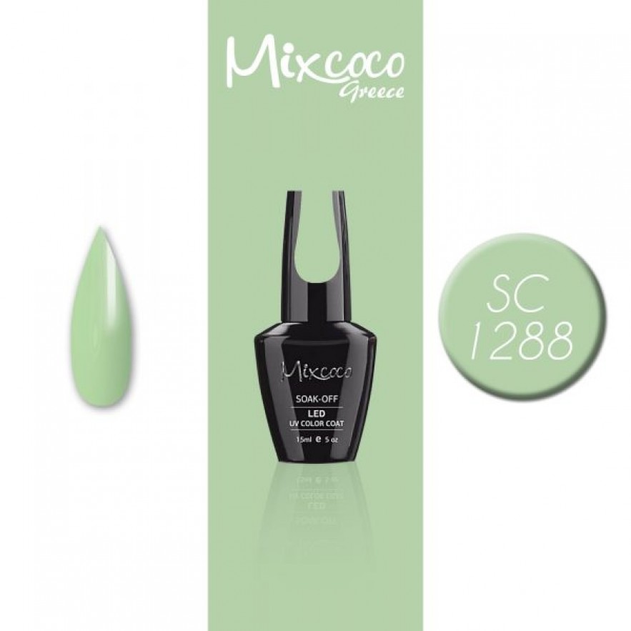 SC-1288 ΗΜΙΜΟΝΙΜΟ ΒΕΡΝΙΚΙ MIXCOCO 15ML (ΠΑΣΤΕΛ ΦΙΣΤΙΚΙ)