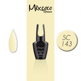 SC-143 ΗΜΙΜΟΝΙΜΟ ΒΕΡΝΙΚΙ MIXCOCO 15ML (ΠΑΣΤΕΛ ΜΠΑΝΑΝΙ)