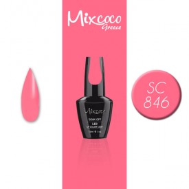 SC-846 ΗΜΙΜΟΝΙΜΟ ΒΕΡΝΙΚΙ MIXCOCO 15ML (BARBIE PINK)