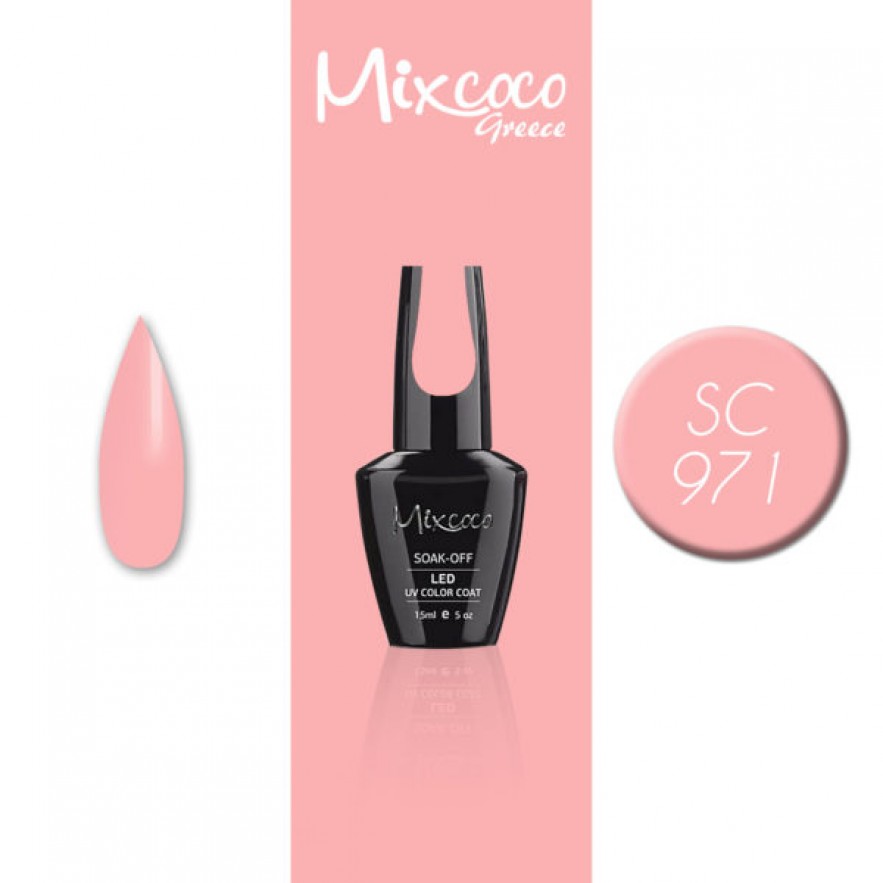 SC-971 ΗΜΙΜΟΝΙΜΟ ΒΕΡΝΙΚΙ MIXCOCO 15ML (ΡΟΖ ΑΝΟΙΧΤΟ)