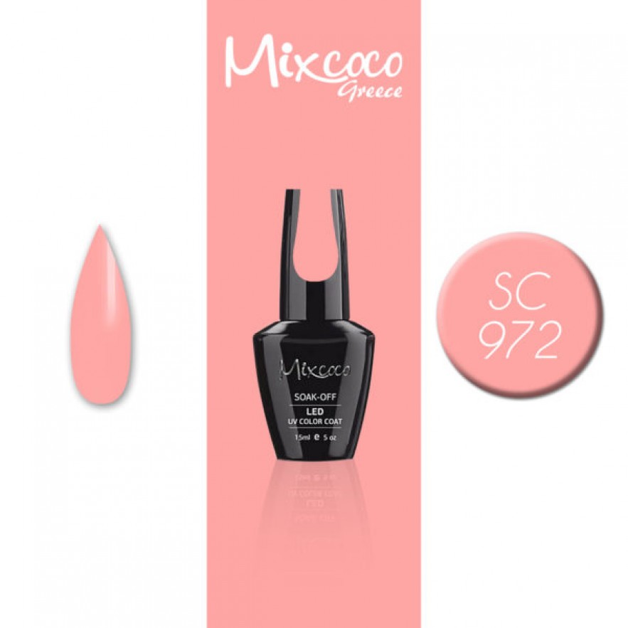 SC-972 ΗΜΙΜΟΝΙΜΟ ΒΕΡΝΙΚΙ MIXCOCO 15ML (ΣΟΜΟΝ-ΡΟΖ ΜΟΥΝΤΟ)