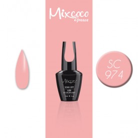 SC-974 ΗΜΙΜΟΝΙΜΟ ΒΕΡΝΙΚΙ MIXCOCO 15ML (ΡΟΖ-ΣΟΜΟΝ ΑΝΟΙΧΤΟ)