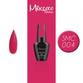 SMC 004 ΗΜΙΜΟΝΙΜΟ ΒΕΡΝΙΚΙ MIXCOCO 15ML (ΡΟΖ ΤΡΙΑΝΤΑΦΥΛΛΙ)