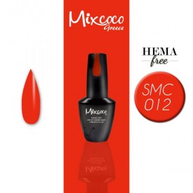 SMC 012 ΗΜΙΜΟΝΙΜΟ ΒΕΡΝΙΚΙ MIXCOCO 15ML (ΠΟΡΤΟΚΑΛΙ)