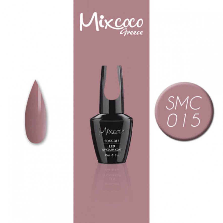 SMC 015 ΗΜΙΜΟΝΙΜΟ ΒΕΡΝΙΚΙ MIXCOCO 15ML (ΣΑΠΙΟ ΜΗΛΟ)