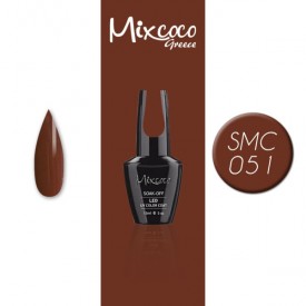 SMC 051 ΗΜΙΜΟΝΙΜΟ ΒΕΡΝΙΚΙ MIXCOCO 15ML (ΣΟΚΟΛΑ)