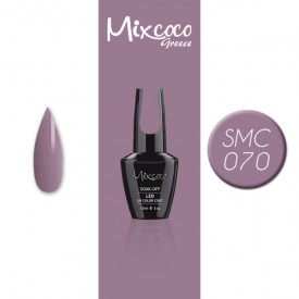 SMC 070 ΗΜΙΜΟΝΙΜΟ ΒΕΡΝΙΚΙ MIXCOCO 15ML (ΜΩΒ ΓΚΡΙ)