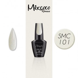 SMC 101 ΗΜΙΜΟΝΙΜΟ ΒΕΡΝΙΚΙ MIXCOCO 15ML (ΓΑΛΑΚΤΕΡΟ ΙΡΙΔΙΖΟΝ-SHIMMER)