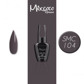 SMC 104 ΗΜΙΜΟΝΙΜΟ ΒΕΡΝΙΚΙ MIXCOCO 15ML (ΓΚΡΙ ΜΩΒ)