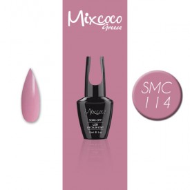 SMC 114 ΗΜΙΜΟΝΙΜΟ ΒΕΡΝΙΚΙ MIXCOCO 15ML (ΡΟΖ ΨΥΧΡΟ)