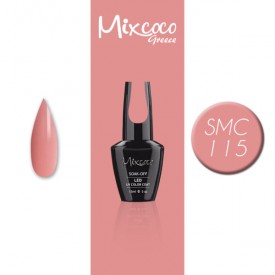 SMC 115 ΗΜΙΜΟΝΙΜΟ ΒΕΡΝΙΚΙ MIXCOCO 15ML (ΡΟΖ ΣΟΜΟΝ)