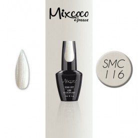 SMC 116 ΗΜΙΜΟΝΙΜΟ ΒΕΡΝΙΚΙ MIXCOCO 15ML (ΛΕΥΚΟ ΠΕΡΛΕ)